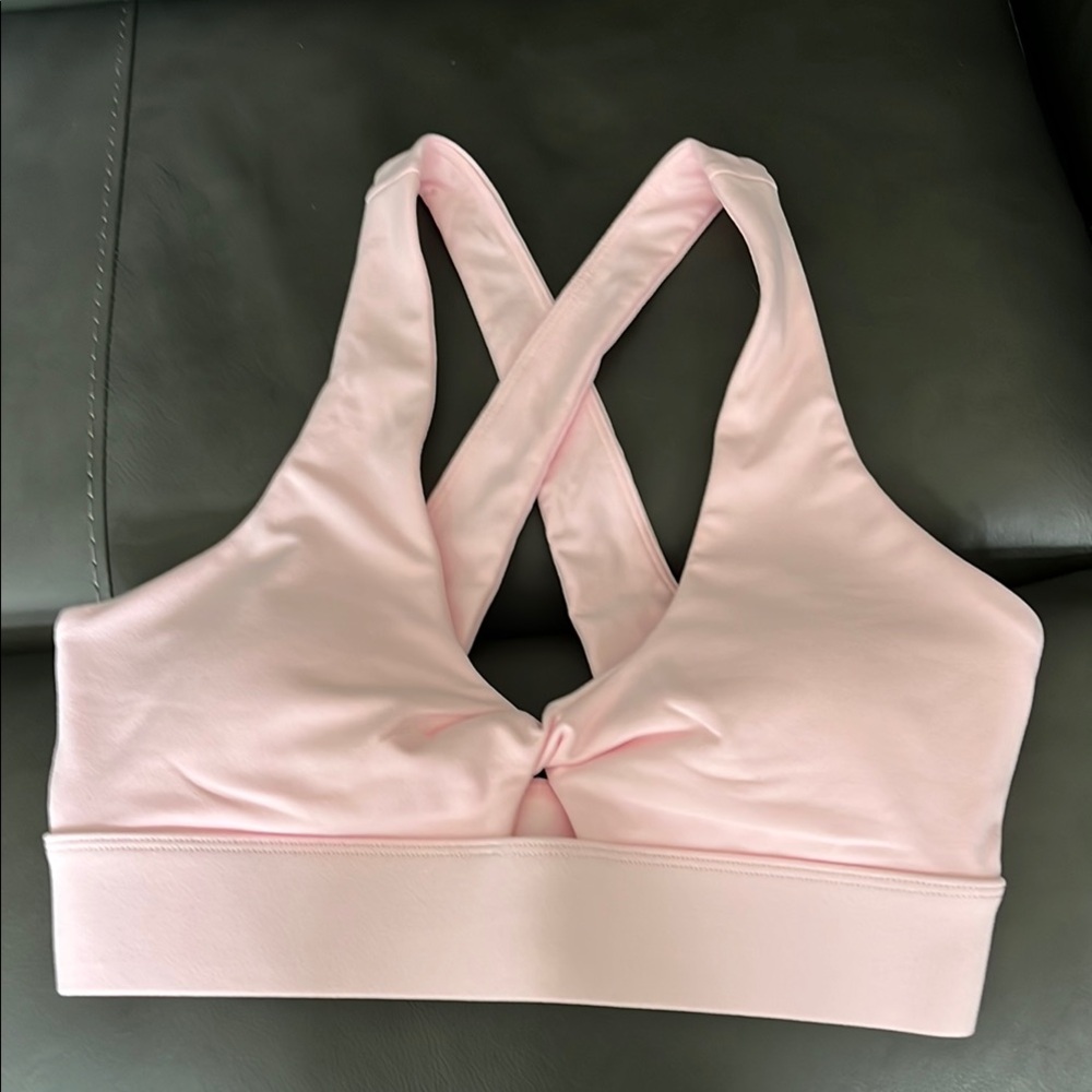Fabletics Pink Cross-Back Sports Bra Intimates